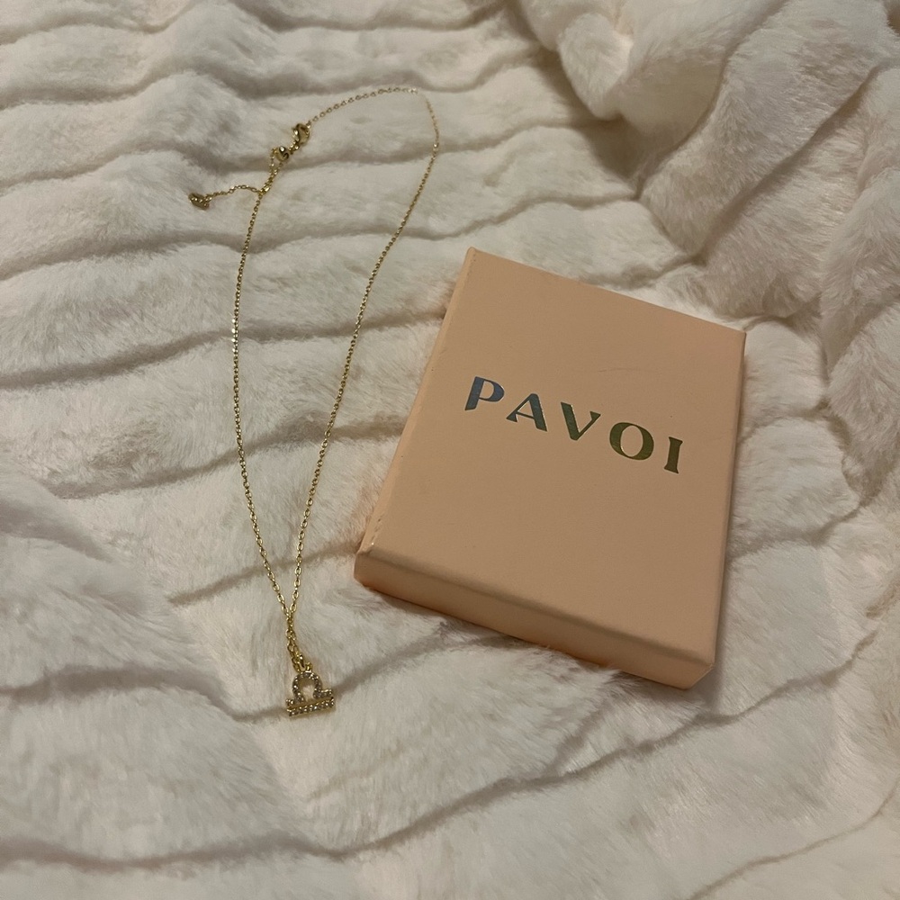Gold Libra Necklace